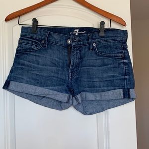 7 for all mankind Jean shorts